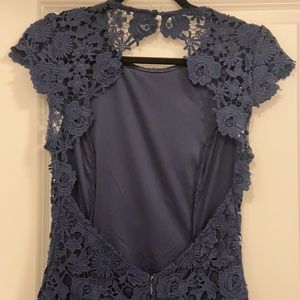 Navy blue lulus mini dress, size small